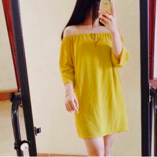Đầm bẹt vai tay lỡ hình