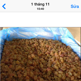 Nho khô úc