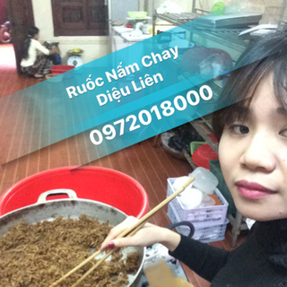 Ruốc nấm chay diệu liên