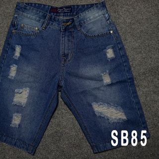 Quần short jean nam
