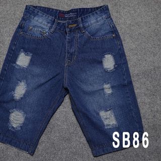 Quần short jean nam