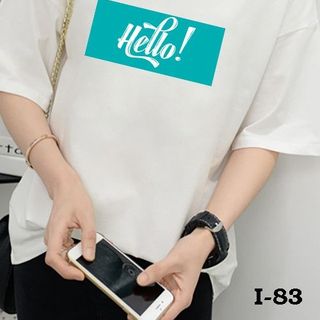 Áo thun tay lỡ form rộng in i will be okay