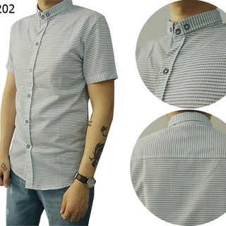 Áo sơ mi nam tay ngắn hiệu bland fashion