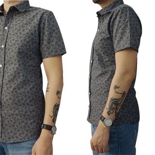 Áo sơ mi nam tay ngắn hiệu bland fashion