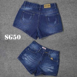 Quần short jean nữ