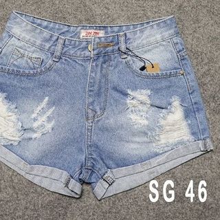 Quần short jean nữ