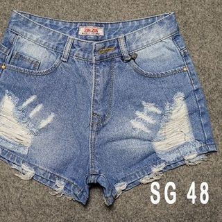 Quần short jean nữ