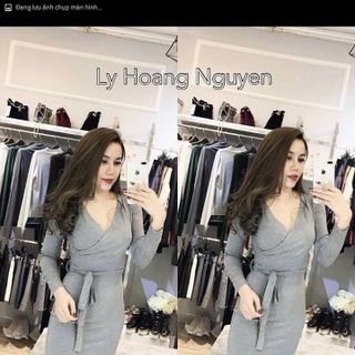 d4811 đầm body đắp chéo cột eo - sỉ 5 cái bất kỳ giá 90k - chất thun cotton giá sỉ