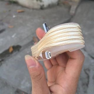 Cáp đa năng chân iphone và micro dây dù chống rối chống đứt