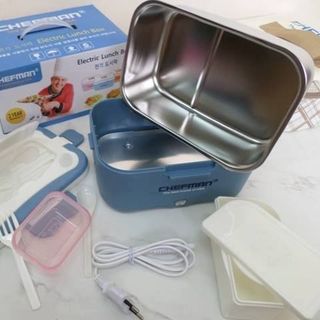 Hộp cơm hâm nóng chefman ruột inox
