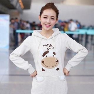 Áo khoác hoodie bò sữa kg0361 giá sỉ
