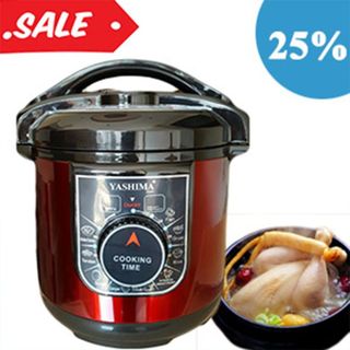 Nồi áp suất điện yashima 6 lít