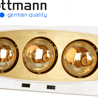 Đèn sưởi nhà tắm kottmann 3 bóng giá rẻ