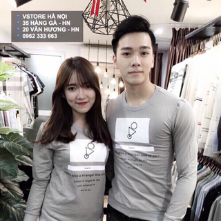 Áo tay dài teen thu đông nam nữ