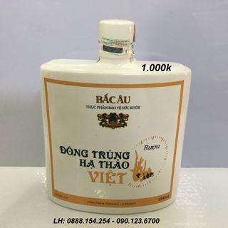 Rượu đông trùng hạ thảo việt - bắc âu 1000ml