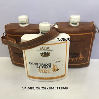 Rượu đông trùng hạ thảo việt - bắc âu 1000ml