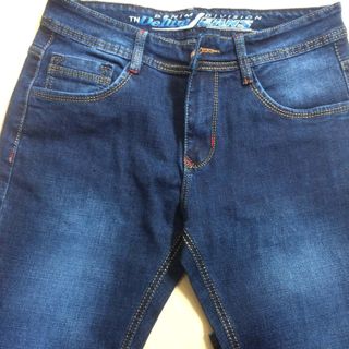 Quần jean thun sướt dấu cộng