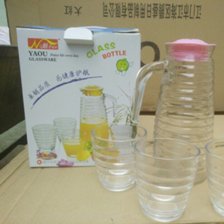 Bộ bình 4 ly thủy tinh
