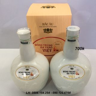 Rượu đông trùng hạ thảo việt - bắc âu 700ml