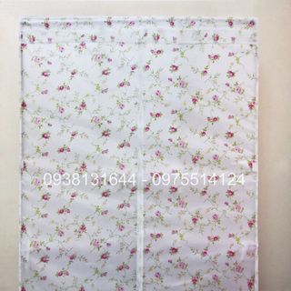 Tủ vải khung gỗ 3 buồng 6 ngăn