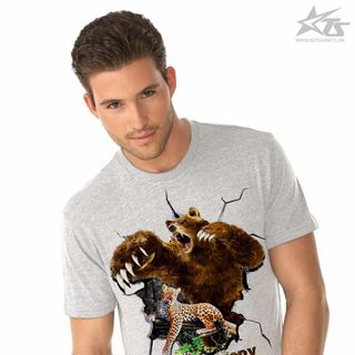 Áo thun nam 100 cotton in 3d kỹ thuật