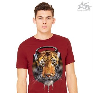 Áo thun nam cotton 100 in 3d kỹ thuật
