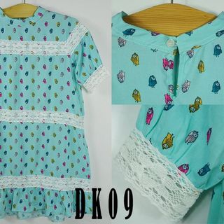 Dk09 đầm kiểu nữ form rộng viền ren
