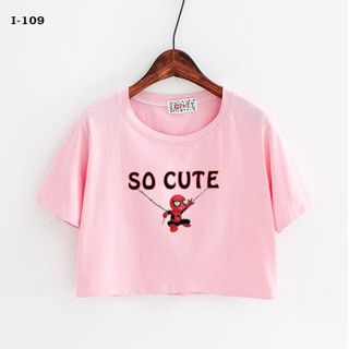 I-109 áo thun croptop cute