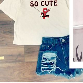 I-109 áo thun croptop cute