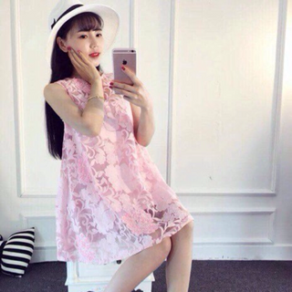 Đầm ren baby doll hình
