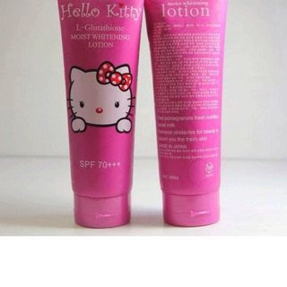 Kem dưỡng body / make up trắng da hello kitty hồng