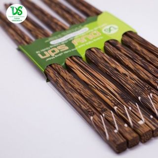 Đũa gỗ kè vuông cẩn dây đàn - ds1608
