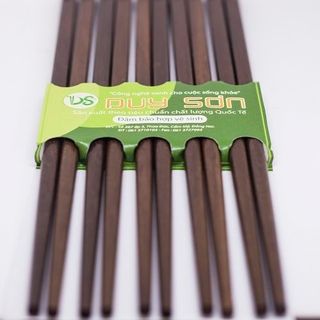 Đũa gỗ sắn ổi trơn - bộ 10 đôi - ds1605