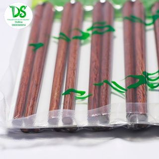 Đũa gỗ cẩm lai cẩn dây đàn - bộ 10 đôi - ds1603