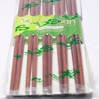 Đũa gỗ cẩm lai khắc cổ loa bộ 10 đôi - ds1601