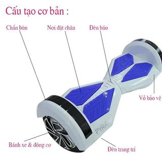 Xe điện cân bằng pyratech 8 inches
