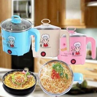 Nội nấu lẩu mì mini