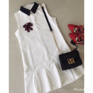 Đầm ngắn tay có 3 màu
