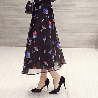 Đầm maxi ơn họa tiết