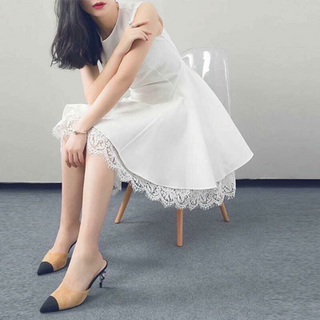 Đầm 2 lớp chân ren siêu đẹp