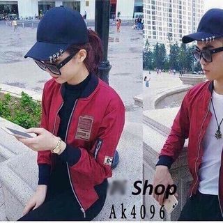 Ak-4096 áo khoác kaki đôi in chữ ugage getta