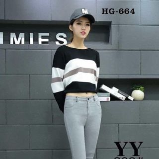 Hg-664 quần nữ phối kéo gối