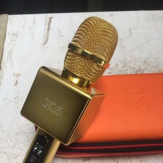 Mic hát kèm loa bluetooth x6