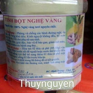 Tinh bột nghệ vàng đen giá sỉ