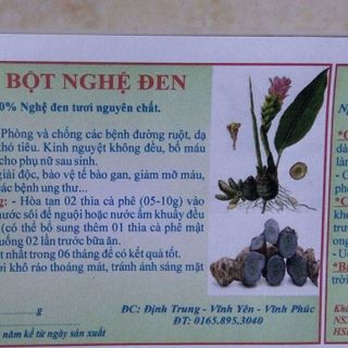 Tinh bột nghệ vàng đen