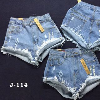 J-114 quần short jean nữ rách