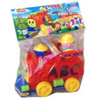 Xe chứa đồ chơi xếp hình sáng tạo