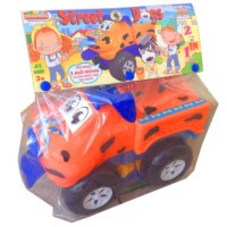 Xe chứa đồ chơi xếp hình sáng tạo