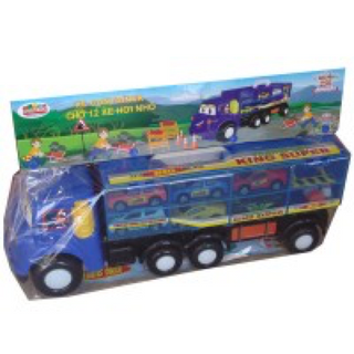 Xe conterner chứa đồ chơi xếp hình chợ lớn