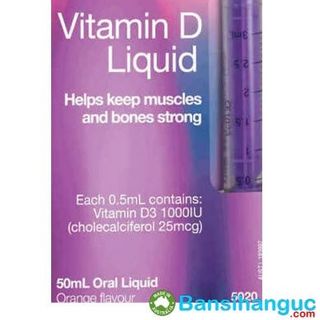 Bán sỉ ostelin vitamin d kids liquid 50ml - vitamin d dạng nước cho trẻ em giá sỉ